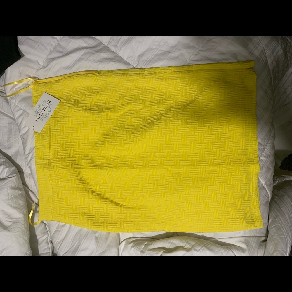 Boutique Yellow Skirt